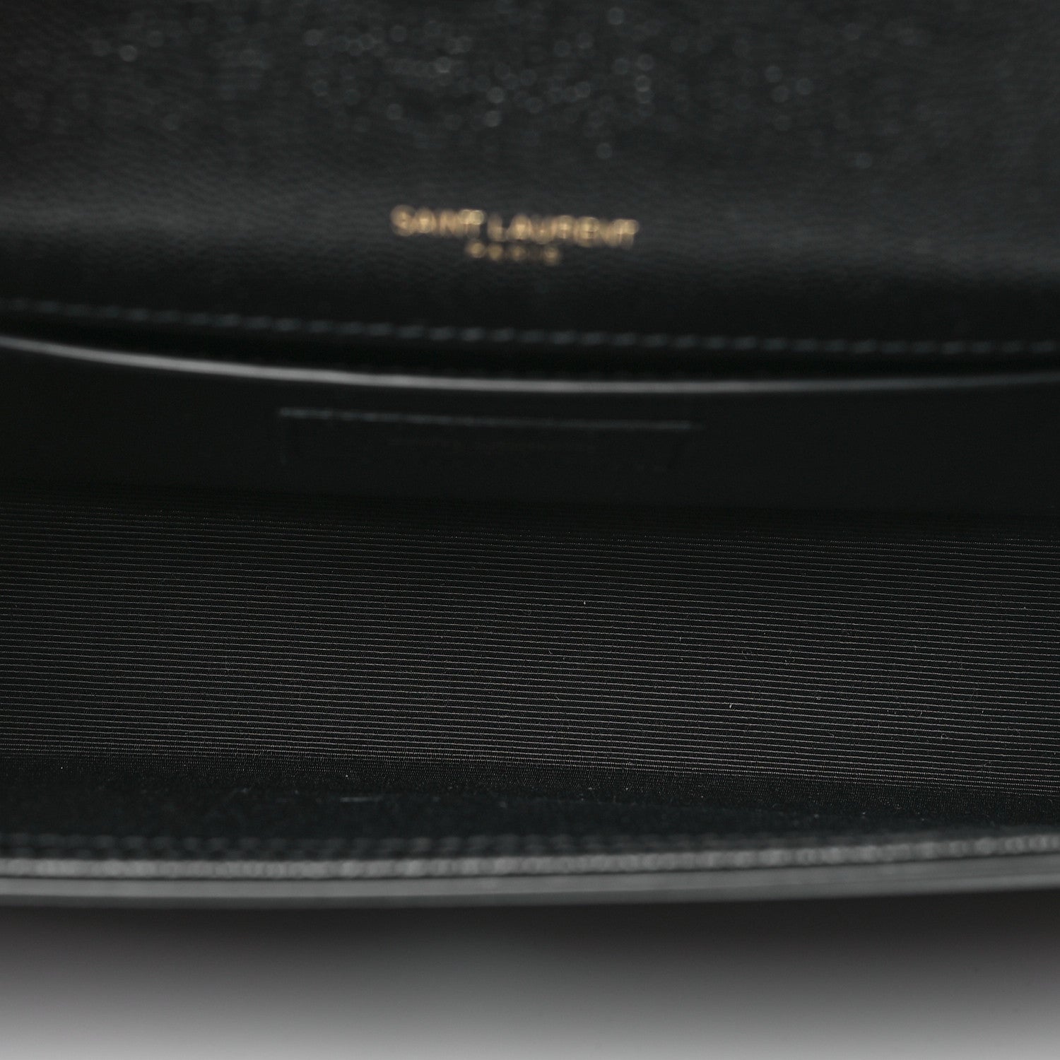 Saint Laurent Grain De Poudre Small Monogram Kate Satchel Black 5 of 9
