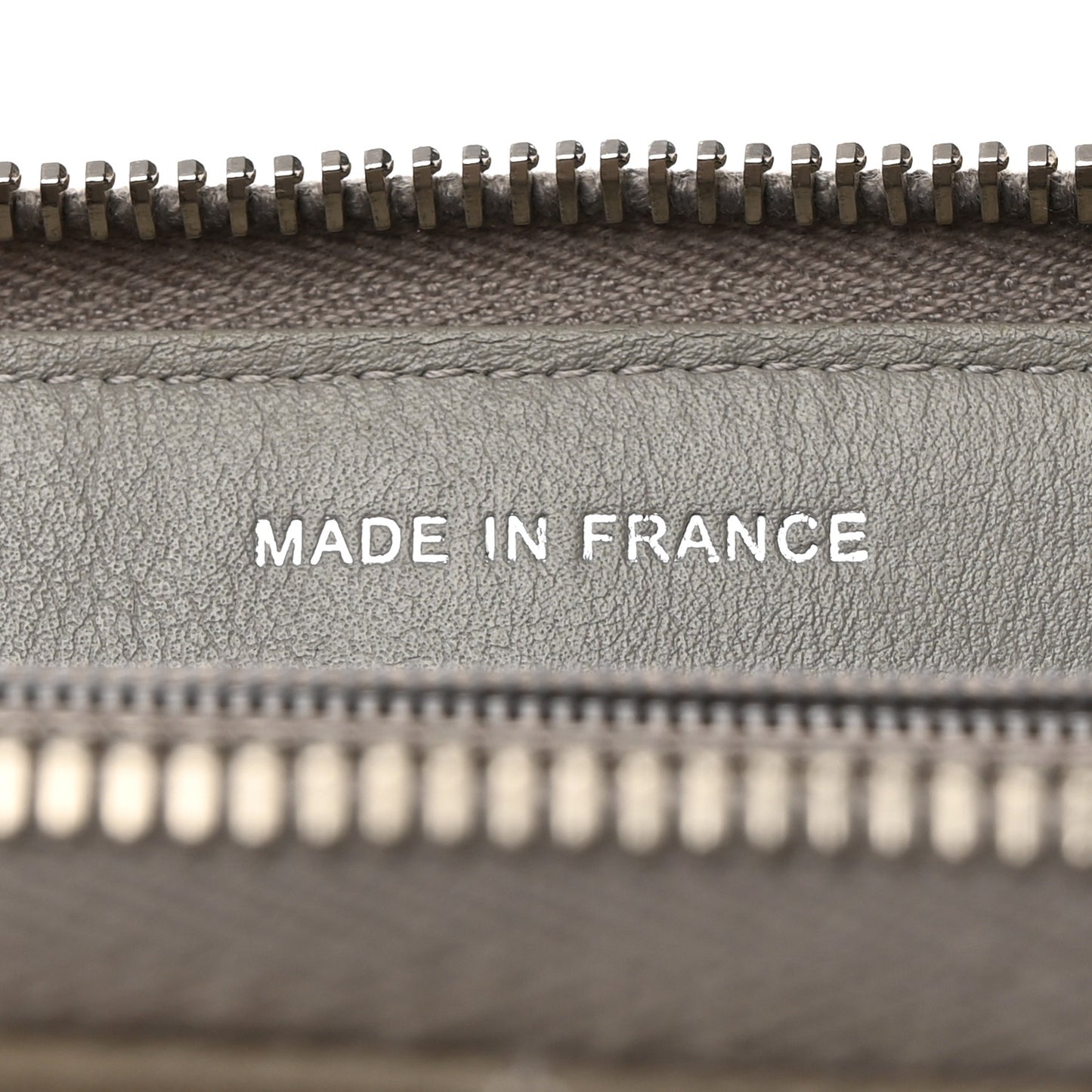 Caviar Quilted Large Gusset Zip Around Wallet Grey