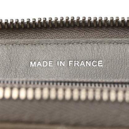 Chanel Caviar Quilted Large Gusset Zip Around Wallet Grey 8 of 12