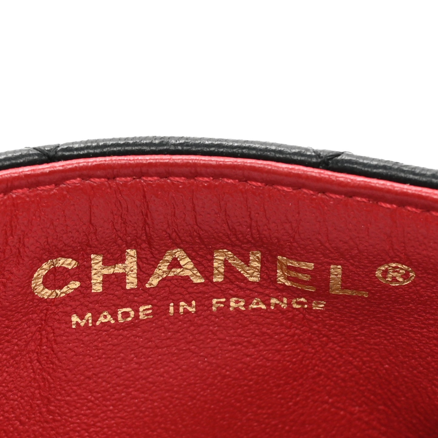 Lambskin Quilted Extra Mini Square Flap Black
