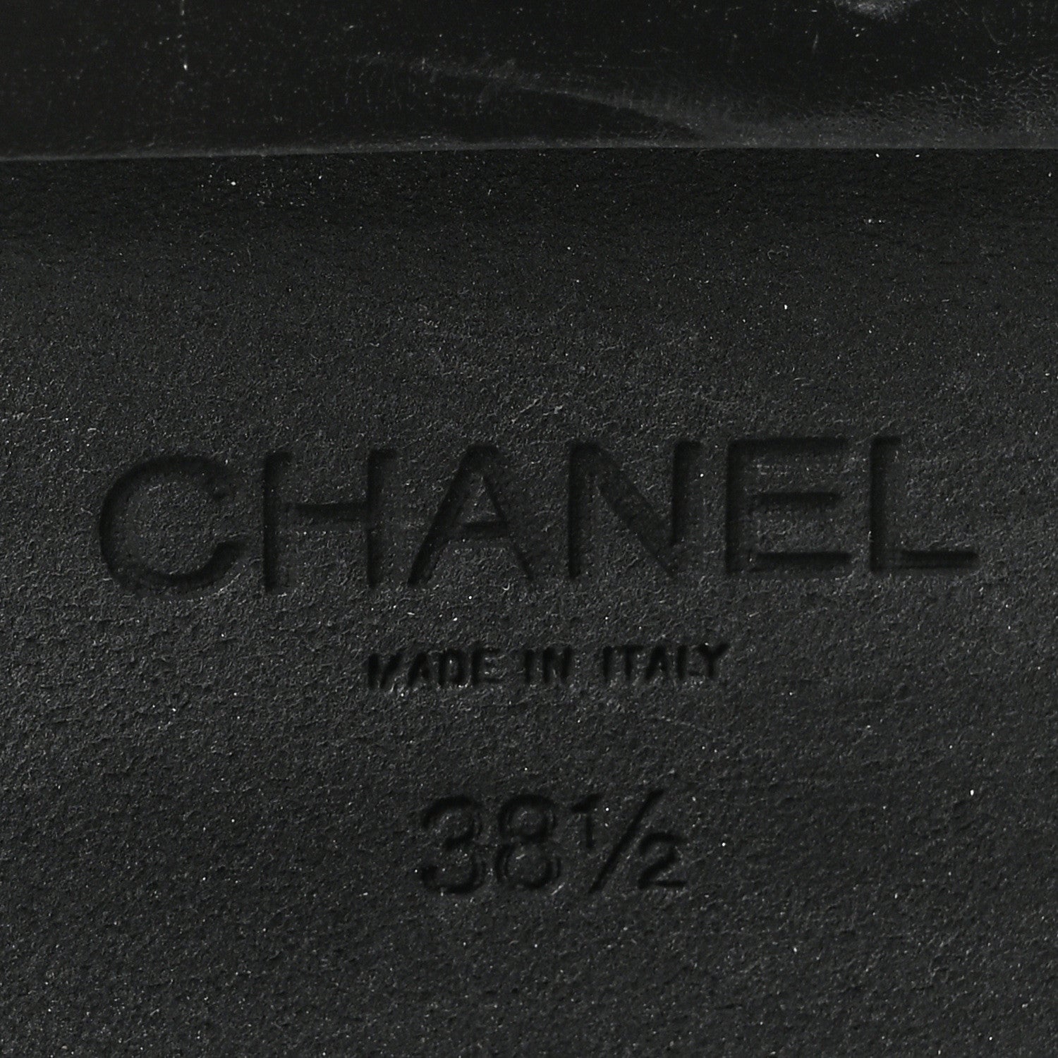 Chanel Calfskin Quilted CC Mocassin Loafers 38.5 Black 7 of 10