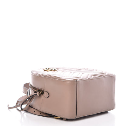 Gucci Calfskin Matelasse GG Marmont Backpack Porcelain Rose 4 of 10