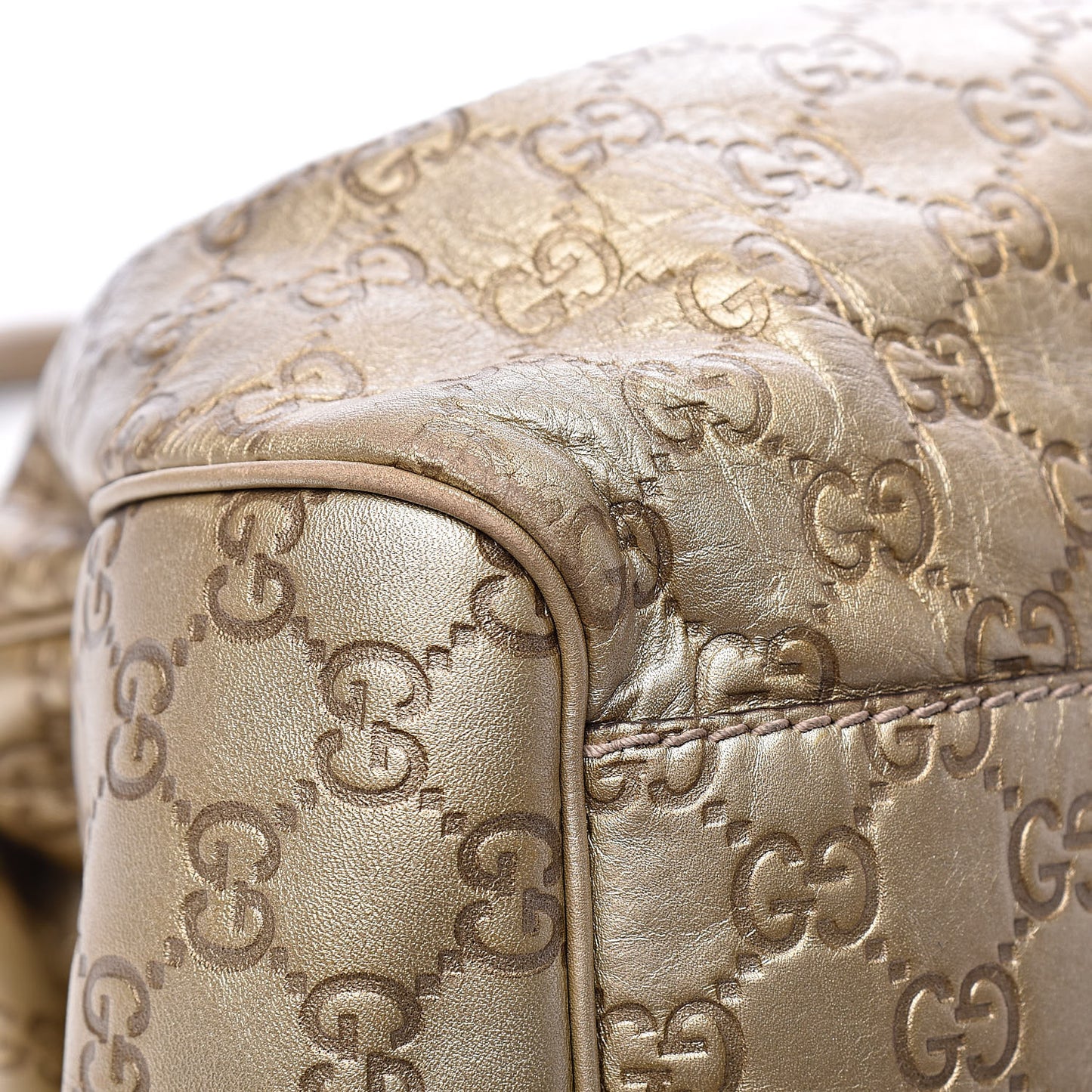 Guccissima Medium Sukey Tote Champagne