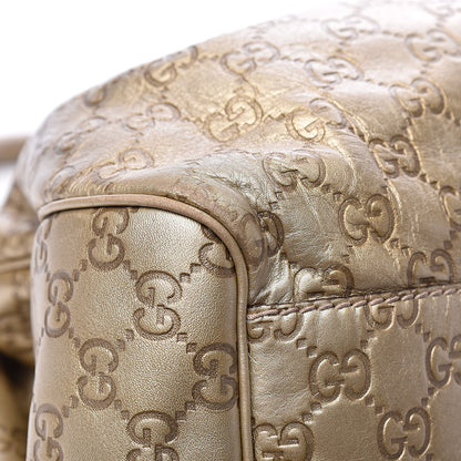 Gucci Guccissima Medium Sukey Tote Champagne 18 of 20