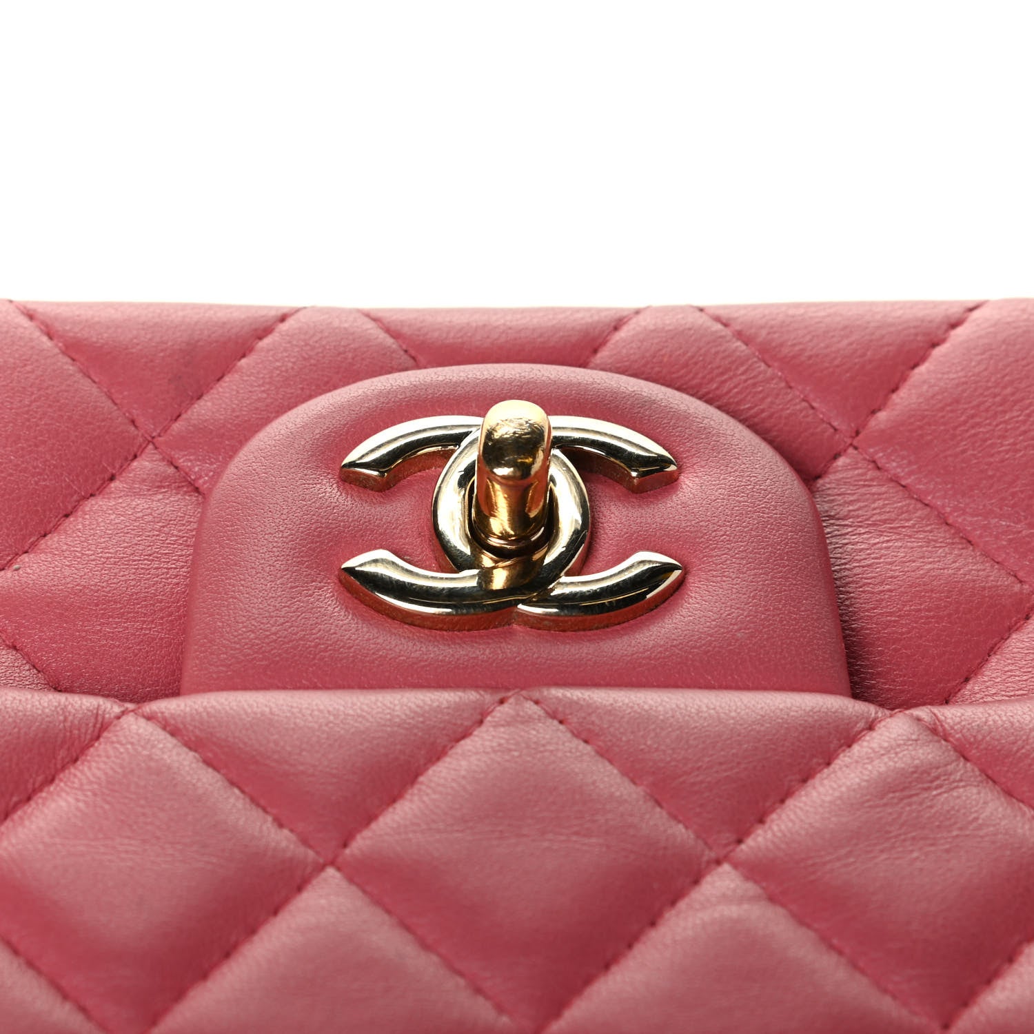 Chanel Lambskin Quilted Valentine Charms Mini Rectangular Flap Pink 7 of 9