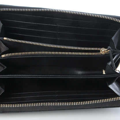 Gucci Guccissima Signature Microguccissima Bree Zip Around Wallet Black 5 of 9