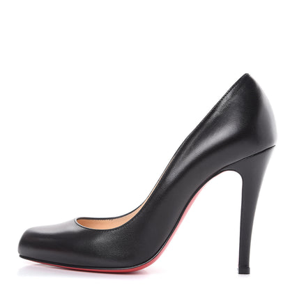 Christian Louboutin Shiny Nappa Fifille 100 Pumps 36 Black 1 of 10