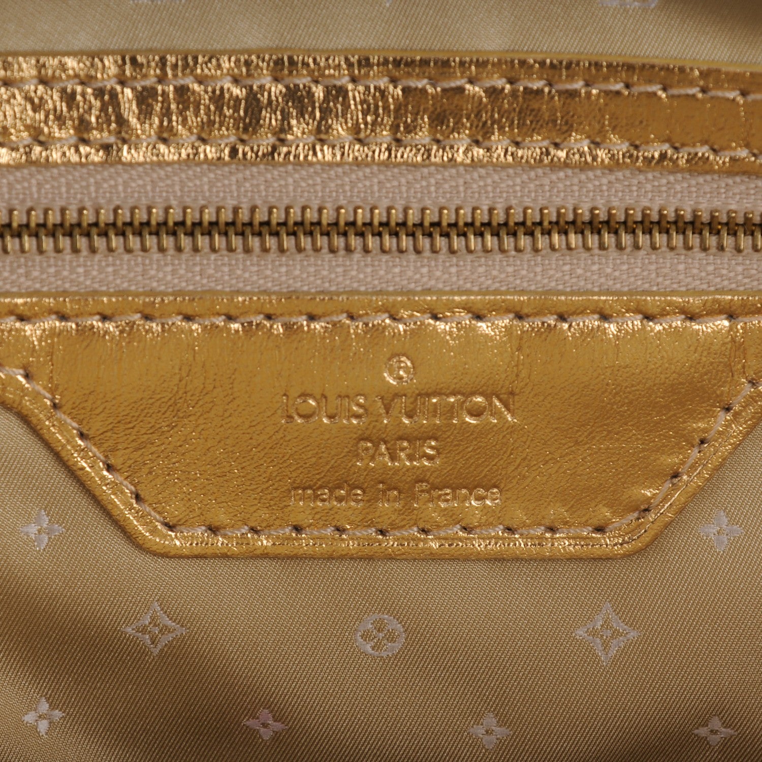 Louis Vuitton Suhali Lockit MM Gold 7 of 8