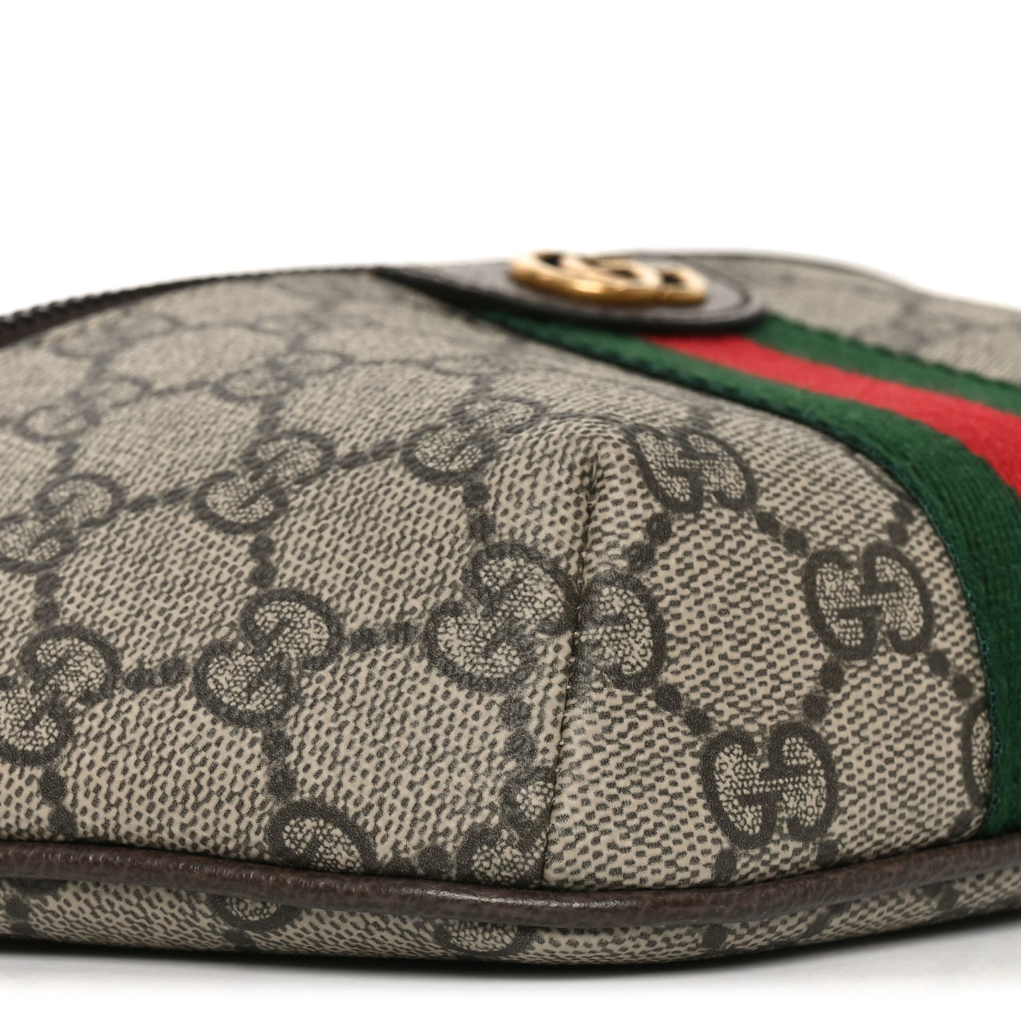 GG Supreme Monogram Web Small Ophidia Belt Bag Beige Ebony New Acero