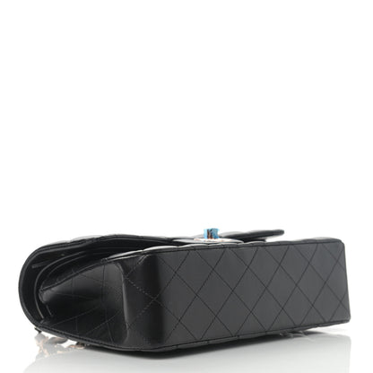 Chanel Lambskin Quilted Small Double Flap Black 4 of 13