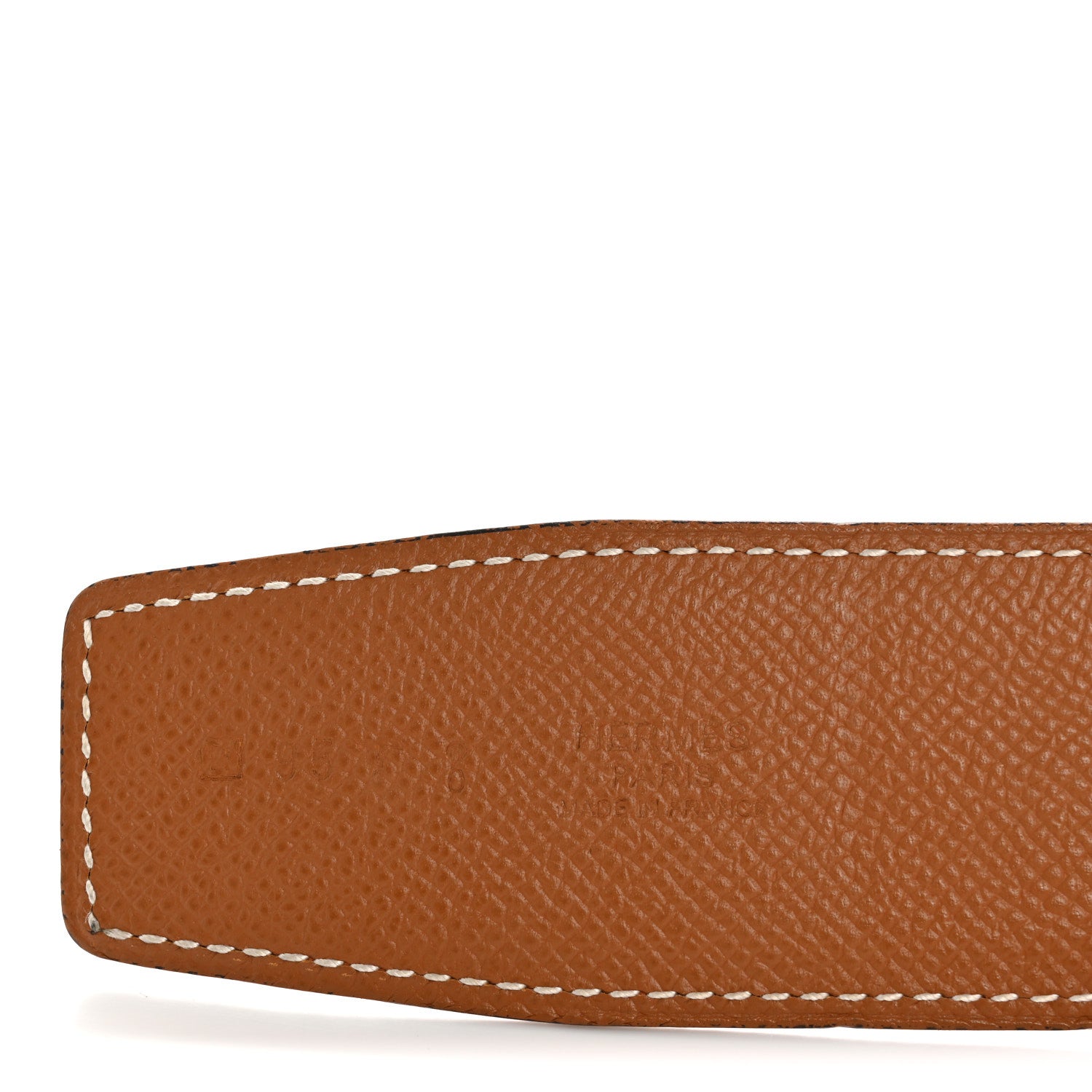 Hermes Epsom 42mm Belt Strap 95 38 Orange Gold 5 of 8