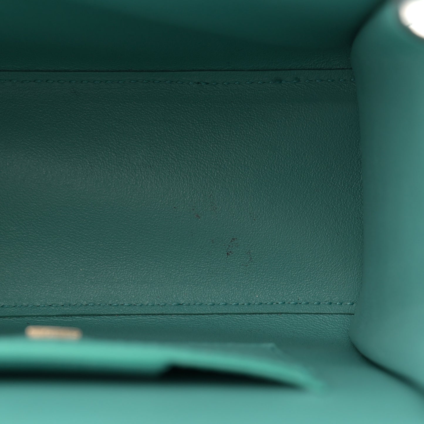 Smooth Calfskin Mini Boxyz Tyrone Turquoise