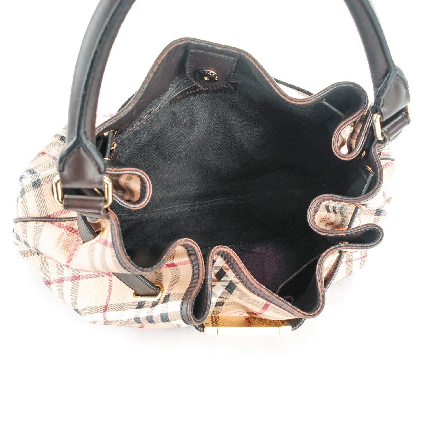 Haymarket Check Medium Willenmore Hobo Chocolate