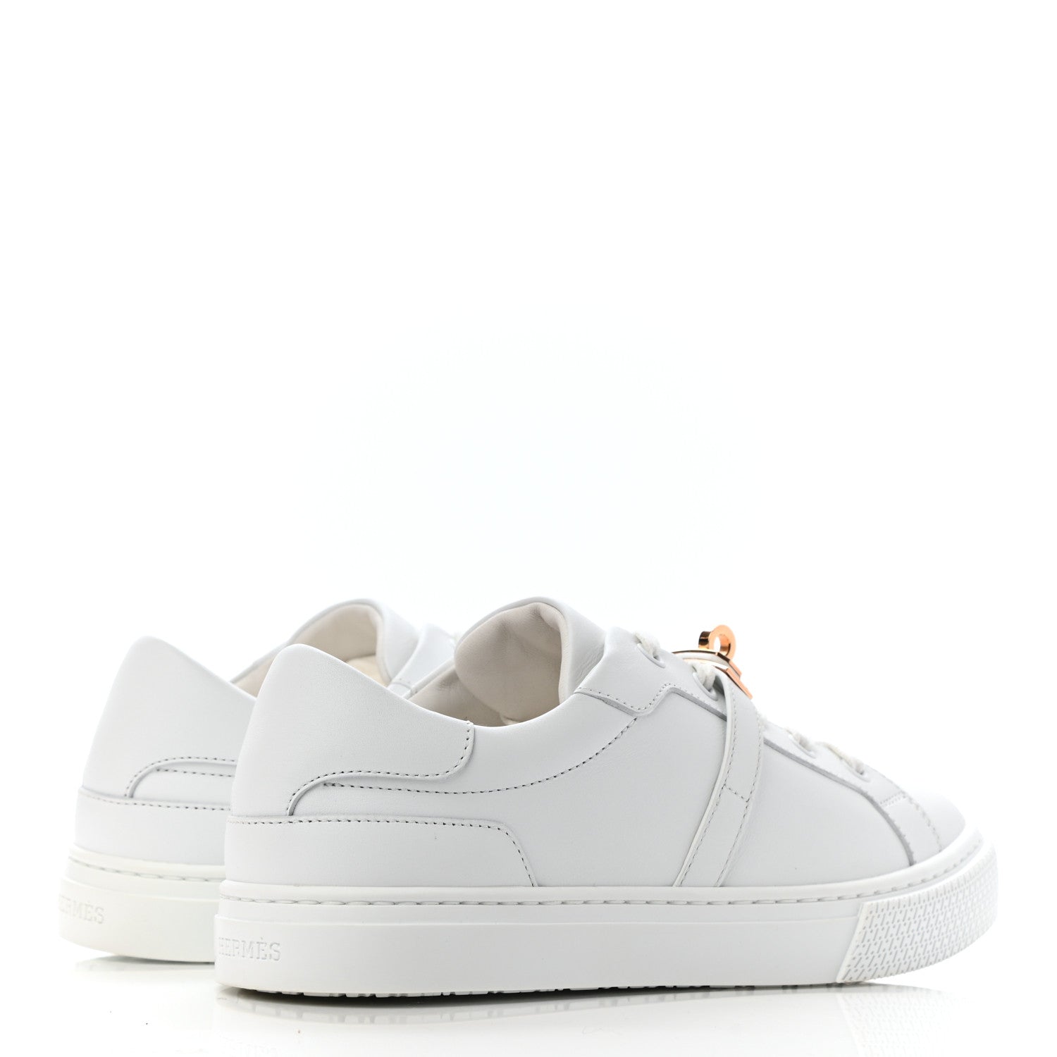 Hermes Calfskin Day Sneakers 36 White 3 of 7