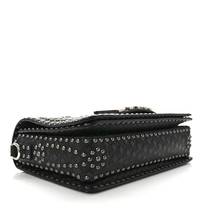 Christian Dior Calfskin Studded Dio(r)evolution Flap Bag Black 4 of 8