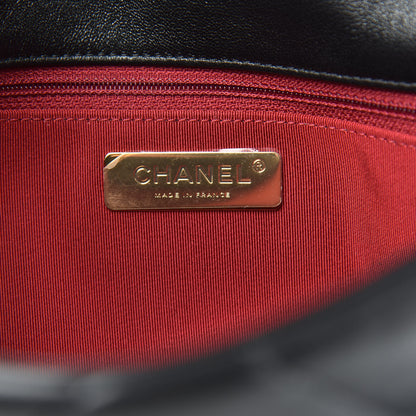 Chanel Lambskin Quilted Medium Chanel 19 Flap Black 5 of 10