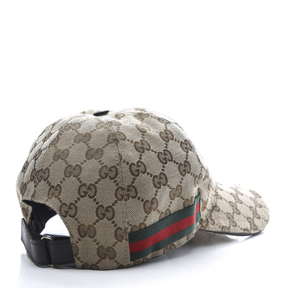 Gucci Monogram Web Baseball Hat XL Beige Cocoa 5 of 10