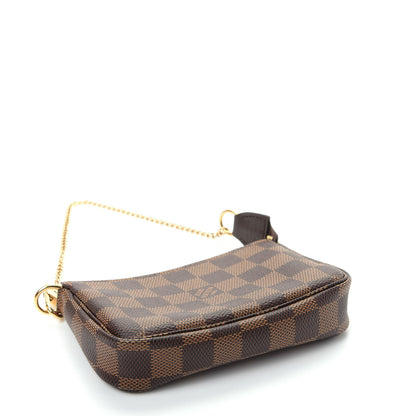 Louis Vuitton Damier Ebene Mini Pochette Accessories 4 of 8