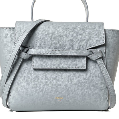 Celine Grained Calfskin Nano Belt Bag Mineral 7 of 11