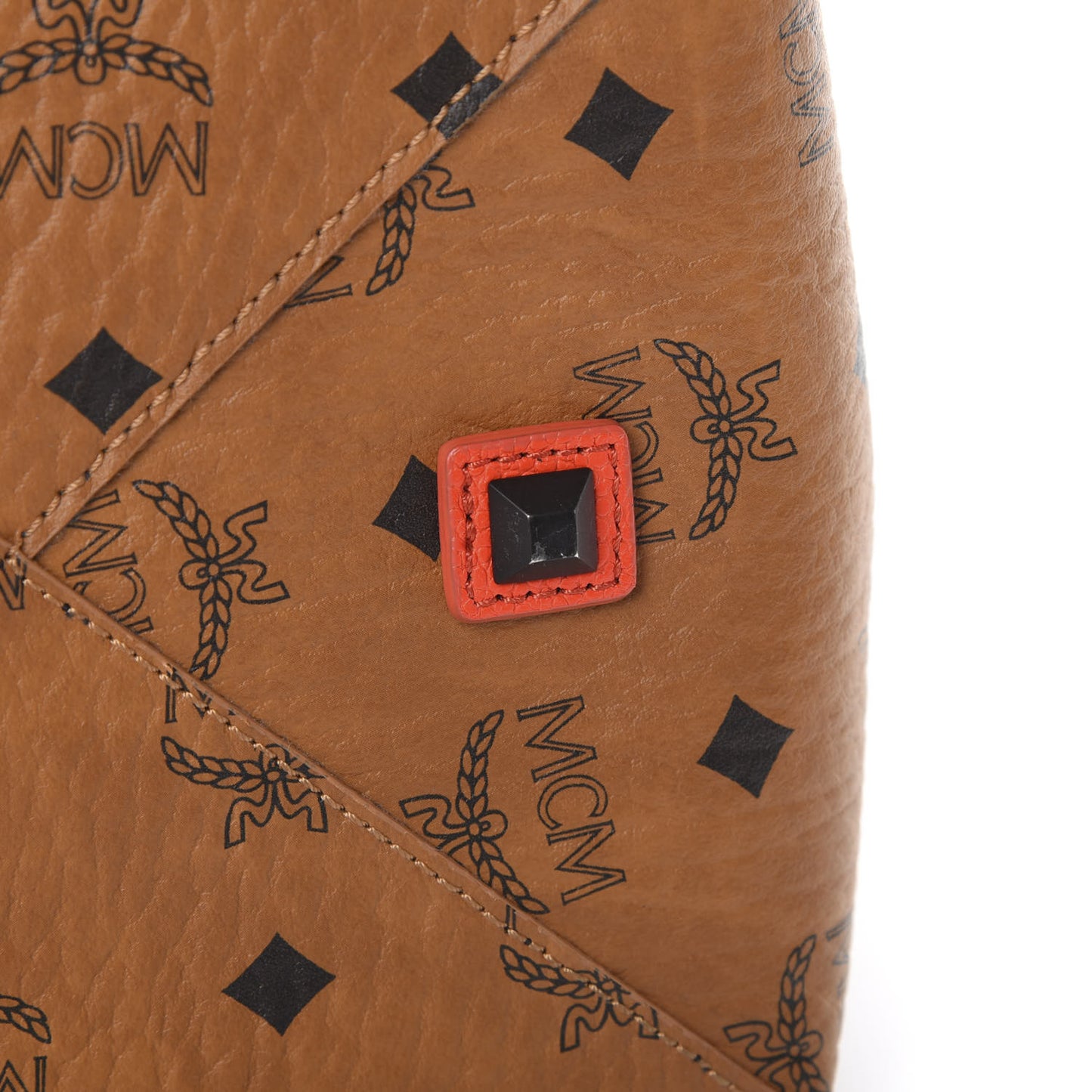 Visetos Kira Drawstring Bag Cognac Orange