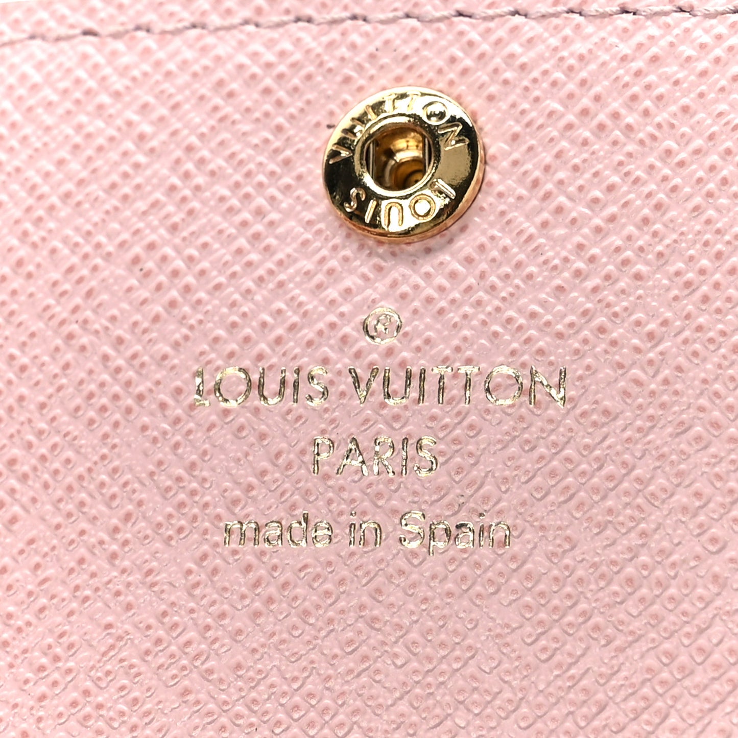 Damier Ebene Emilie Wallet Rose Ballerine
