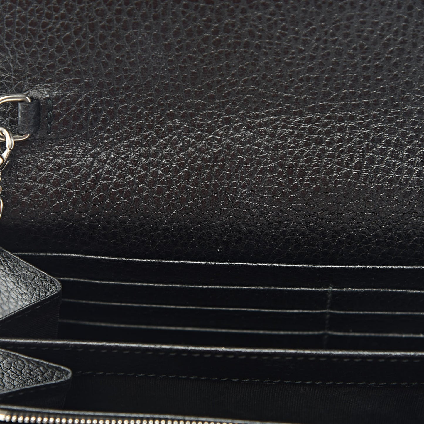 Calfskin Mini Dionysus Chain Wallet Black