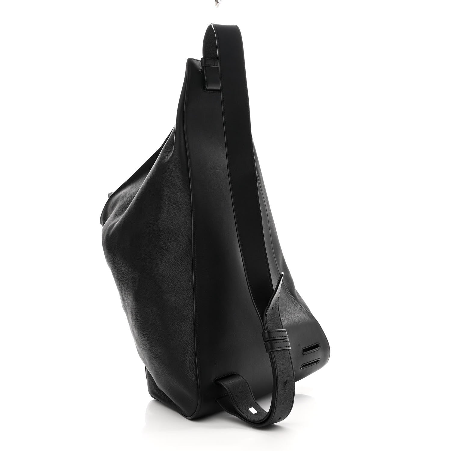 Loewe Grained Calfskin Sling Hobo Black 3 of 10
