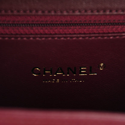 Chanel Caviar Quilted Large CC Filigree Vanity Case Beige Black 8 of 8