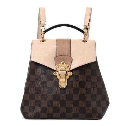 Louis Vuitton Damier Ebene Clapton Backpack Creme 1 of 9