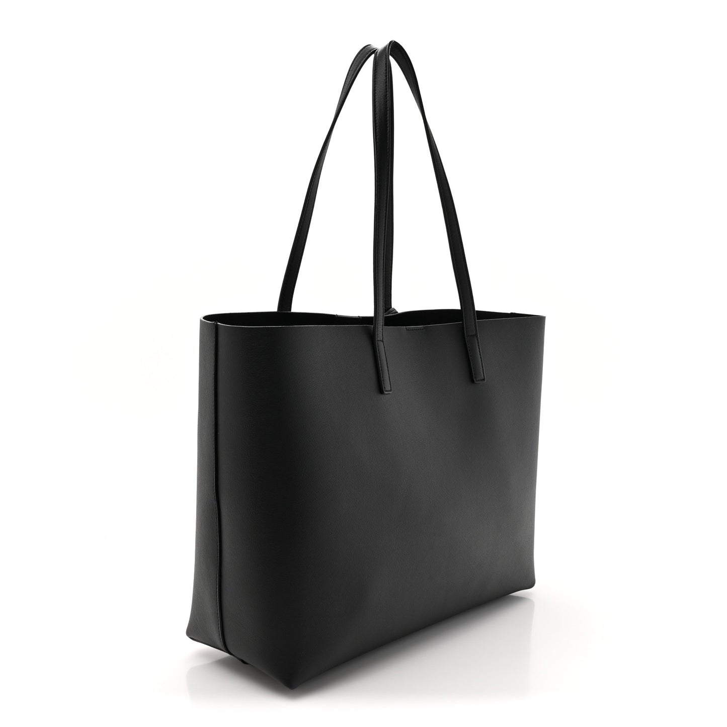 Calfskin Large Shopping Tote Black