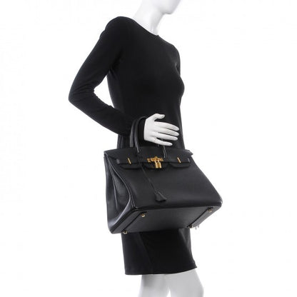 Hermes Epsom Birkin 35 Black 2 of 33