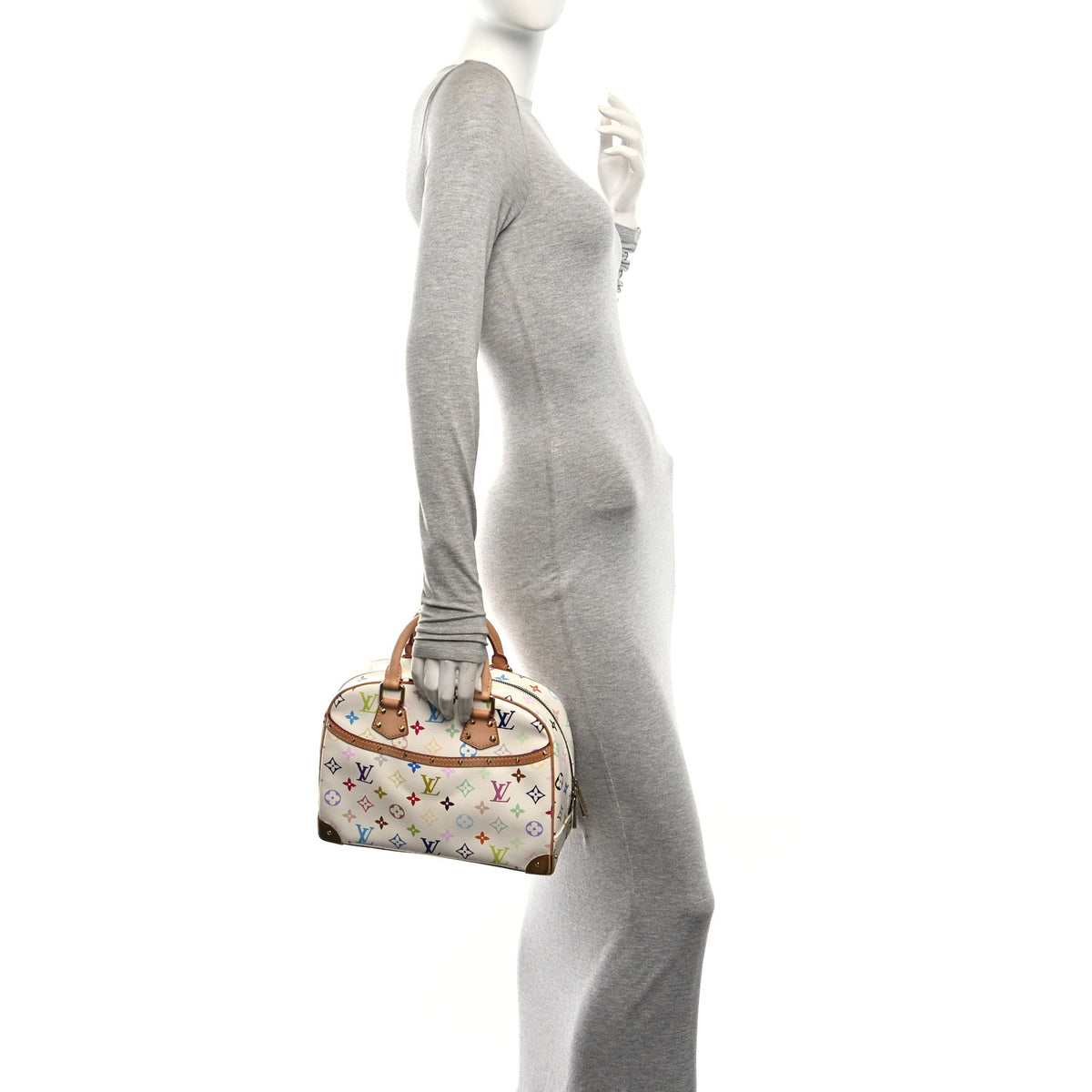 Monogram Multicolor Trouville White