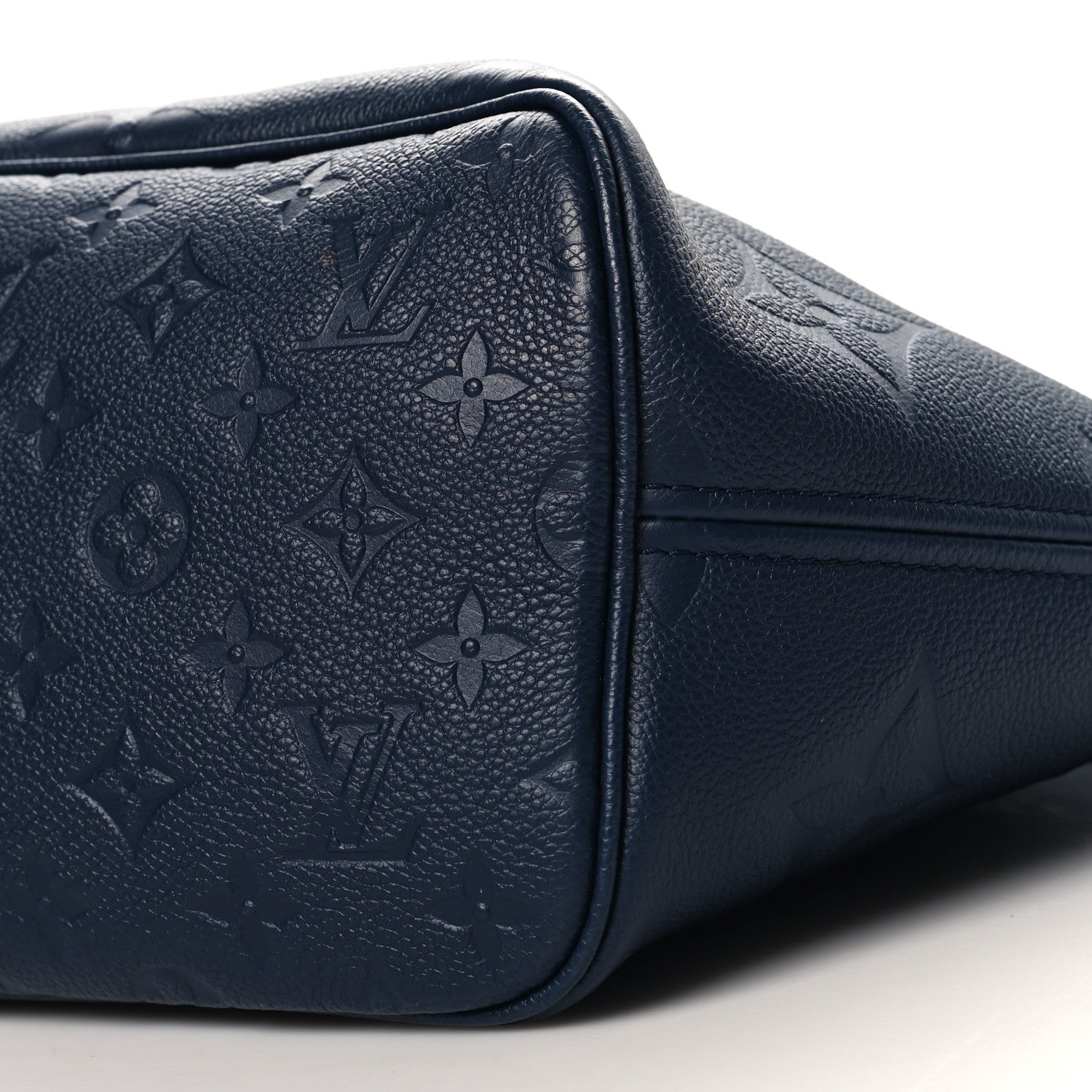 Louis Vuitton Empreinte Monogram Giant Neverfull MM Navy 10 of 11