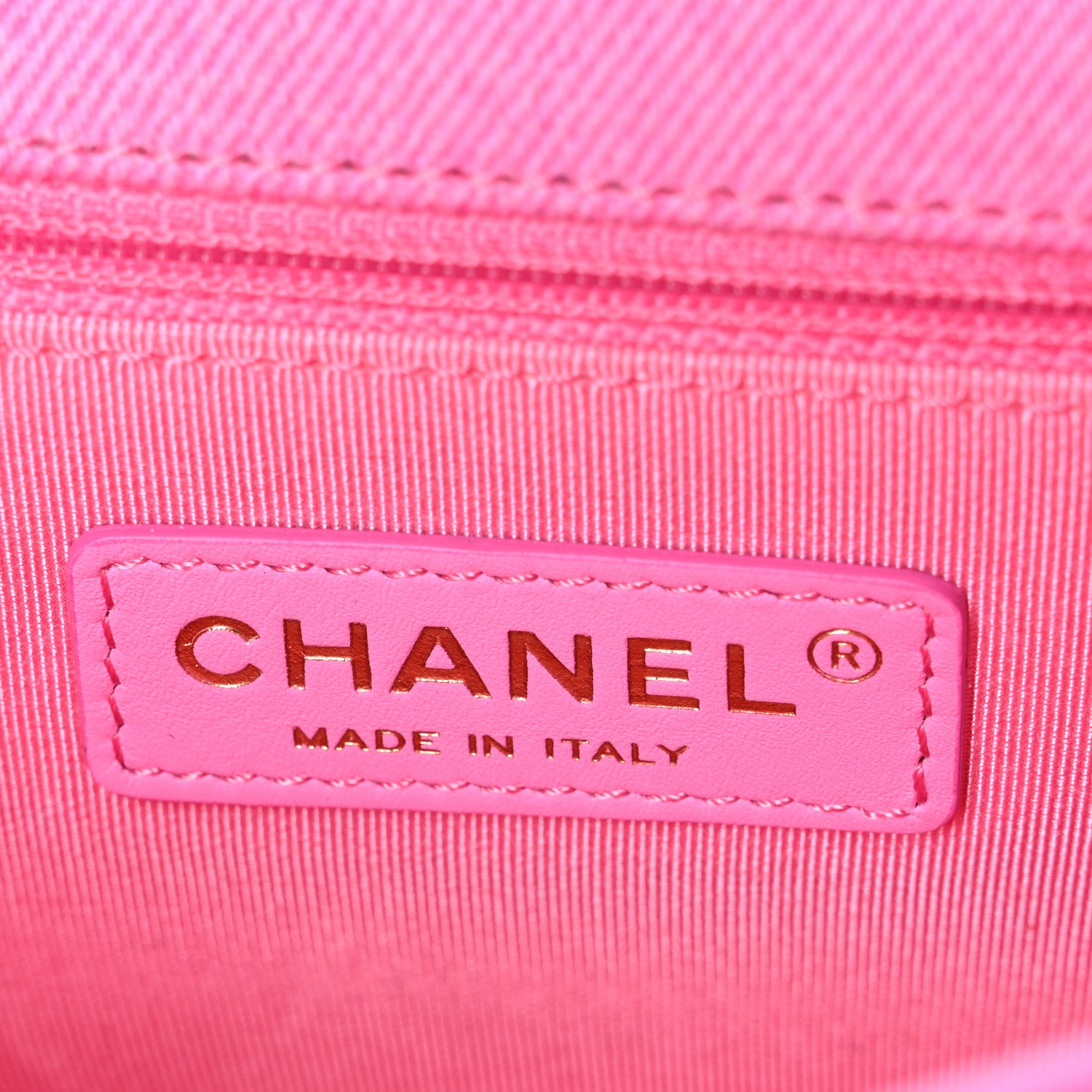 Chanel Denim Quilted Small Messenger Flap Neon Pink 6 of 10
