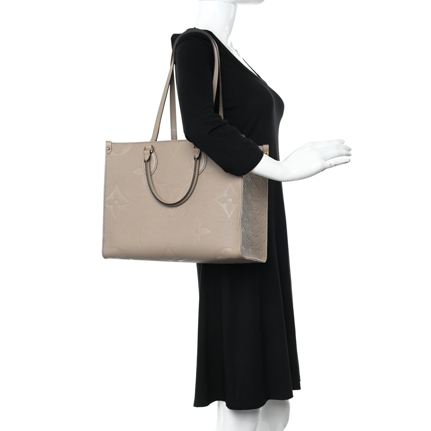 Louis Vuitton Empreinte Monogram Giant Onthego MM Tourterelle 2 of 10