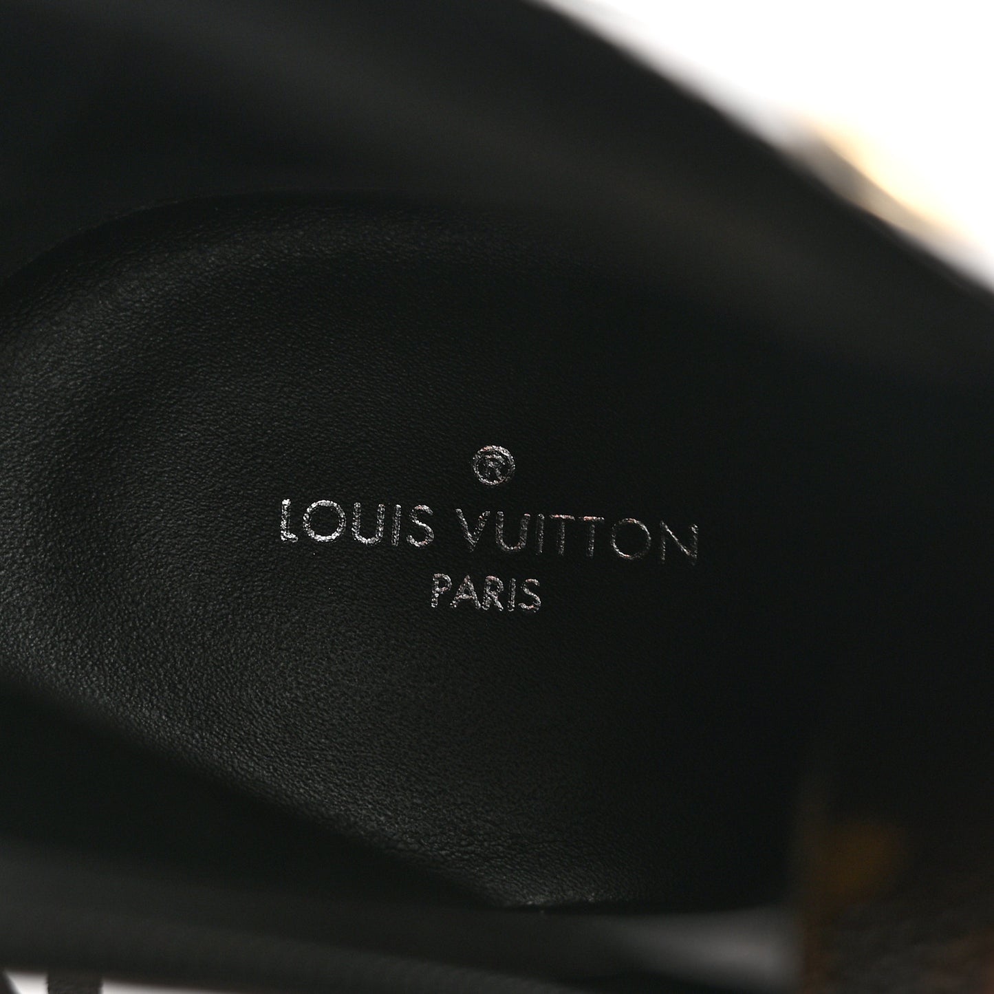 Patent Calfskin Monogram Star Trail Ankle Boots 39 Black