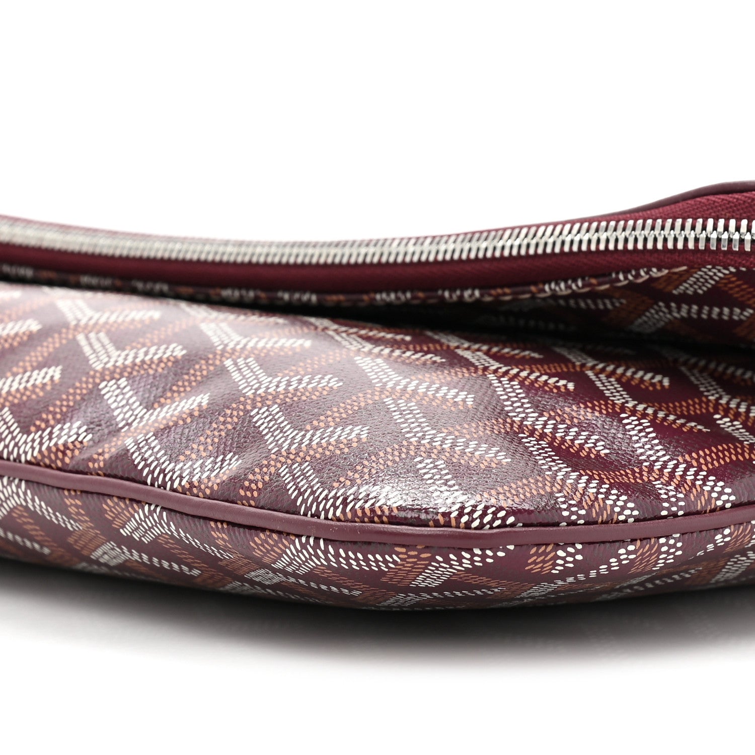 Goyard Goyardine Sainte Marie Soft Clutch Bordeaux 7 of 9