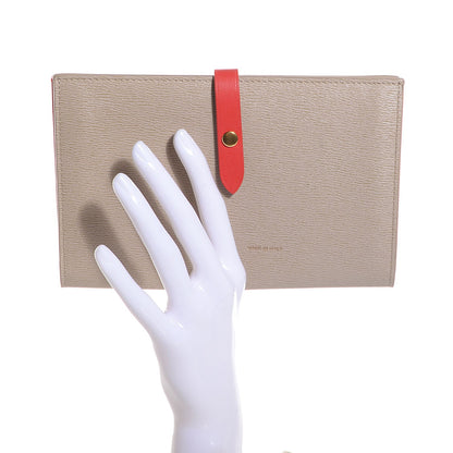 Celine Calfskin Large Multifunction Strap Wallet Light Taupe 2 of 8