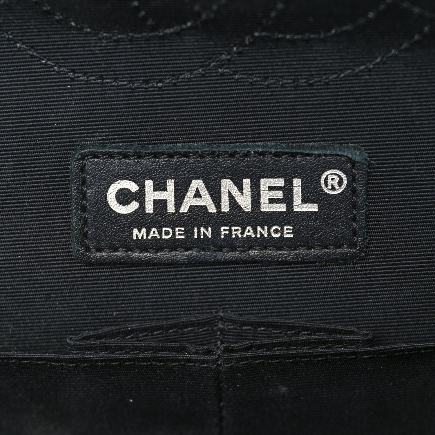 Chanel Tweed Quilted Medium Double Flap Black White Green 6 of 9