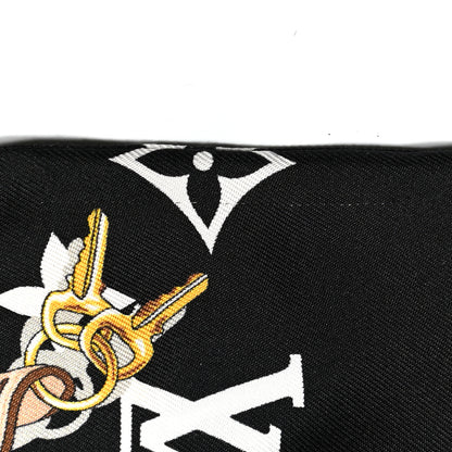 Louis Vuitton Silk Monogram Confidential Bandeau Black 4 of 4