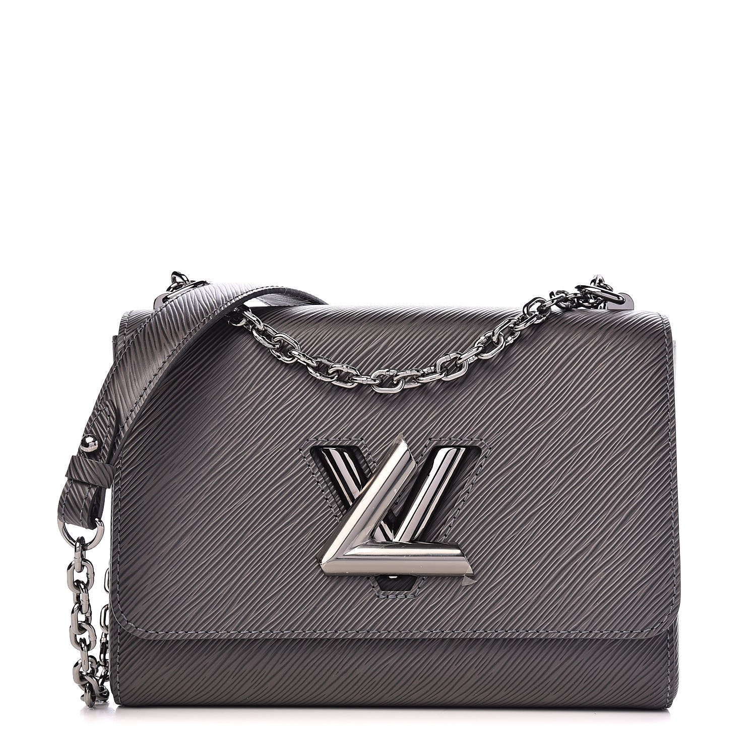Louis Vuitton Epi Twist Shoulder Bag MM Grey 505899 – FASHIONPHILE