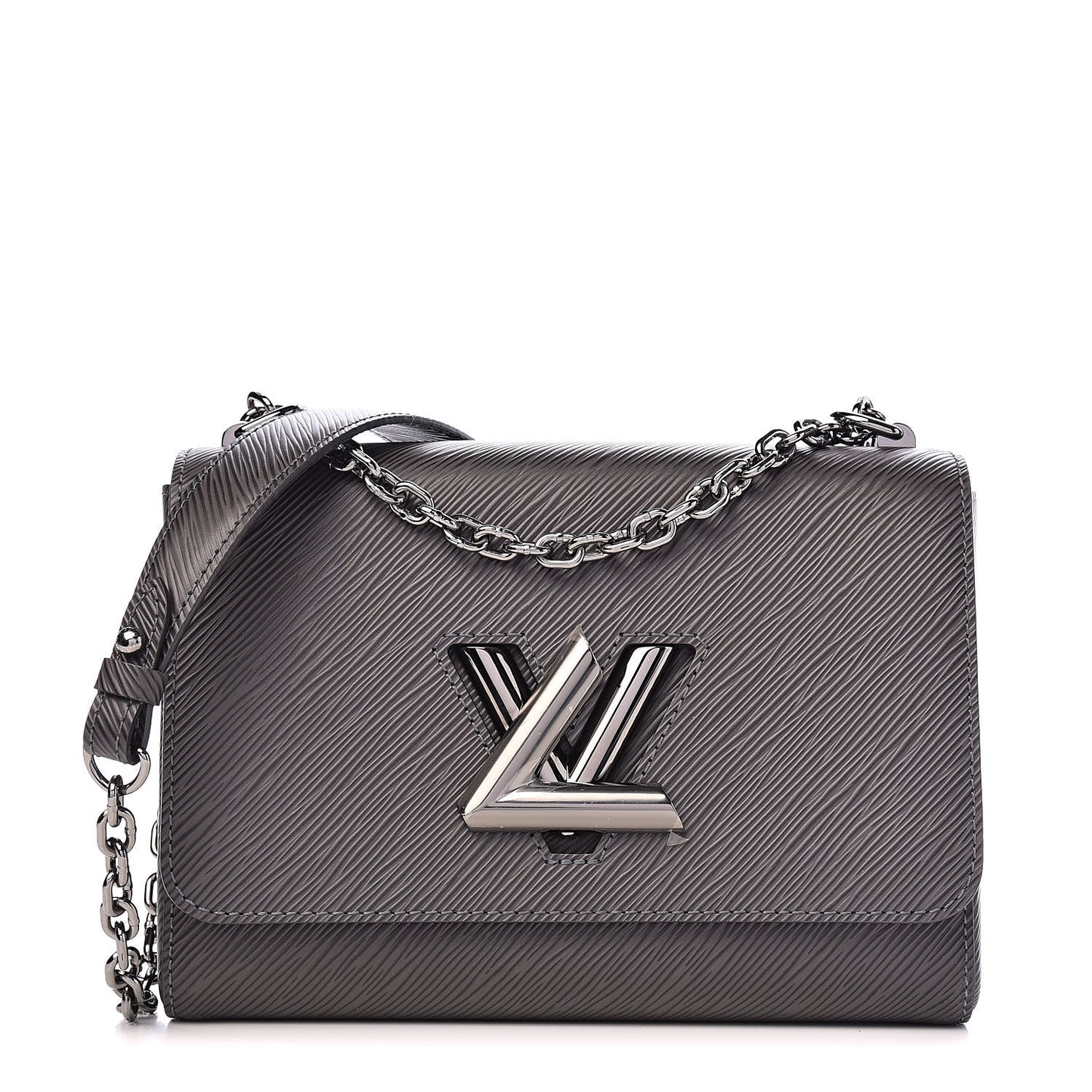 Epi Twist Shoulder Bag MM Grey