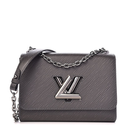 Louis Vuitton Epi Twist Shoulder Bag MM Grey 3 of 10