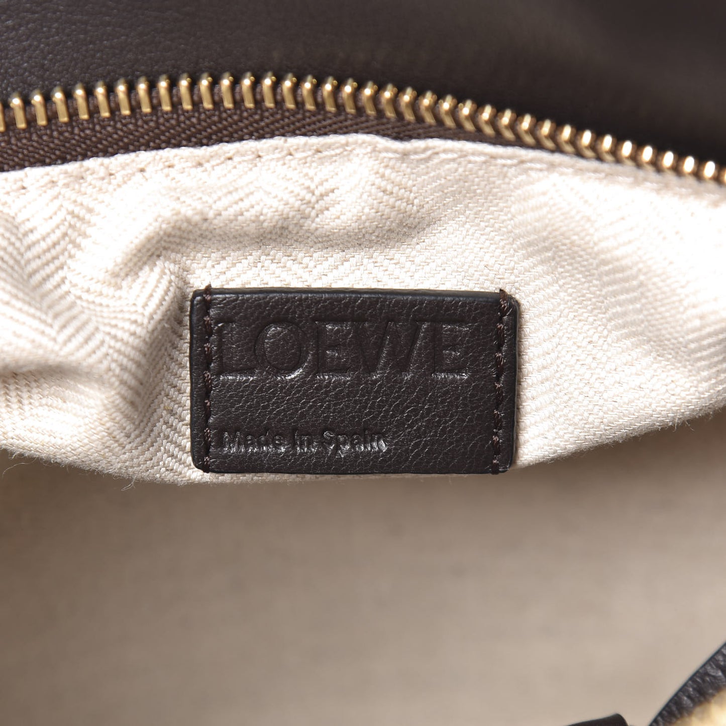 Suede Fringe Puzzle Bag Gold
