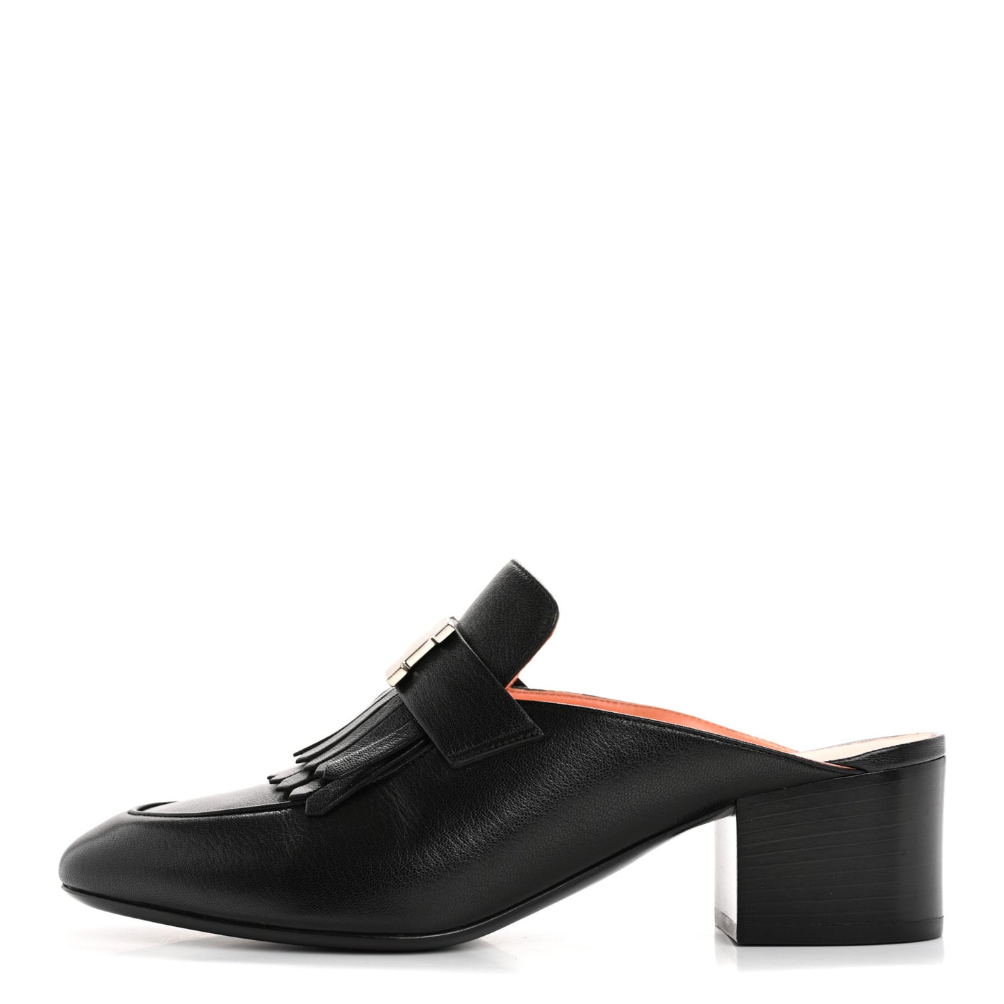 Goatskin Tuileries Mules 37.5 Black