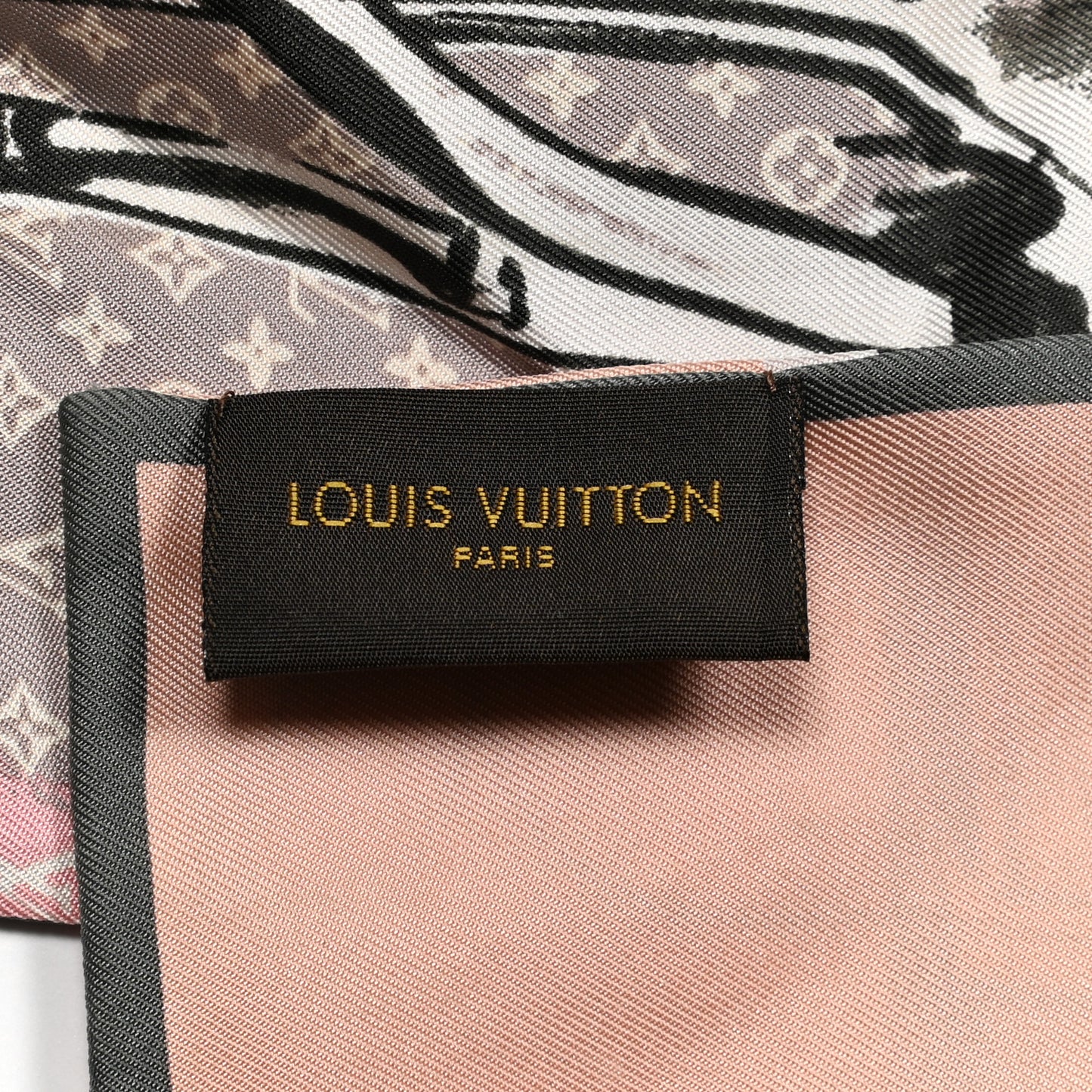 Silk Monogram Trunks Bandeau Rose Poudre