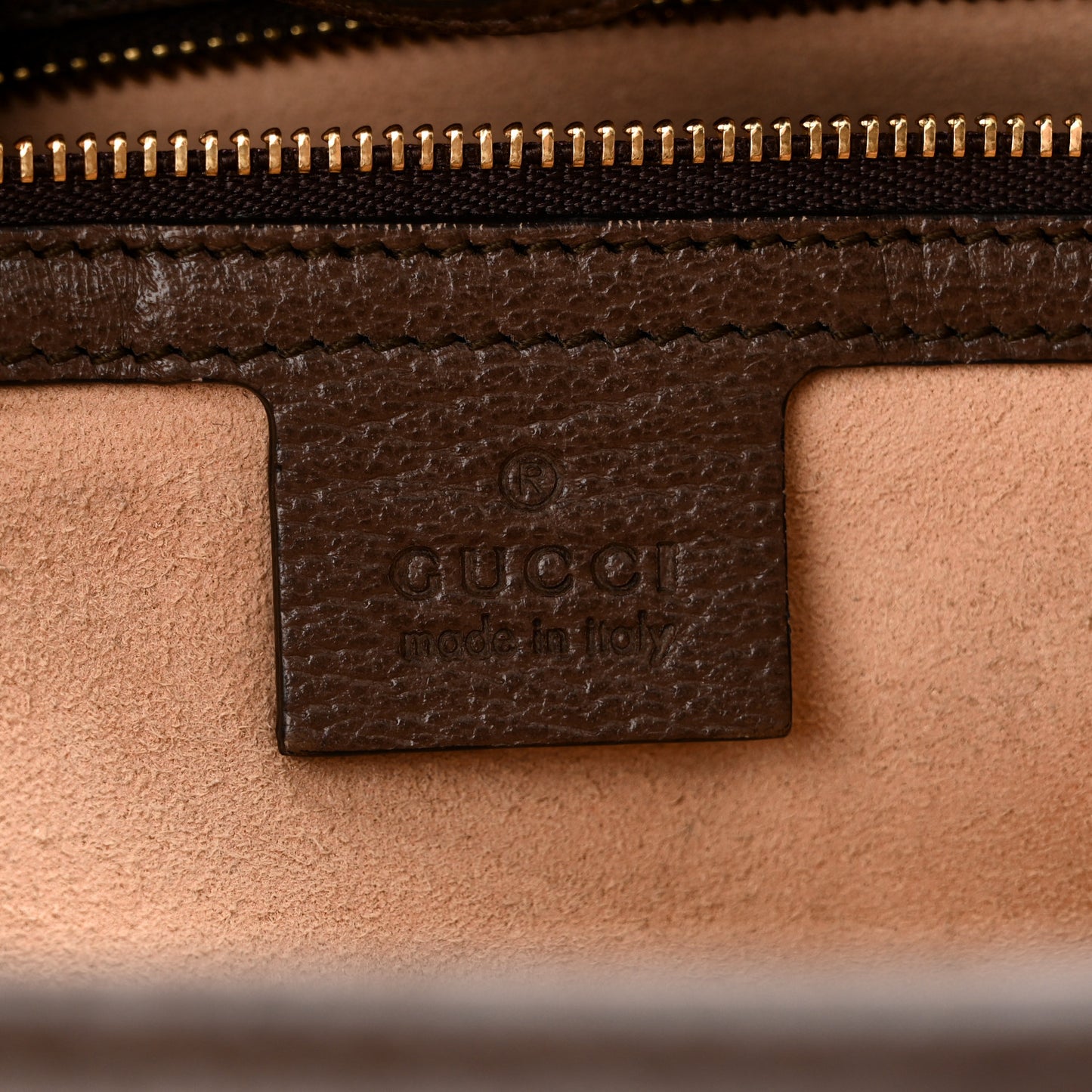 GG Supreme Monogram Medium Ophidia Shopping Tote Brown