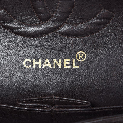 Chanel Caviar Quilted Medium Double Flap Brown 7 of 11
