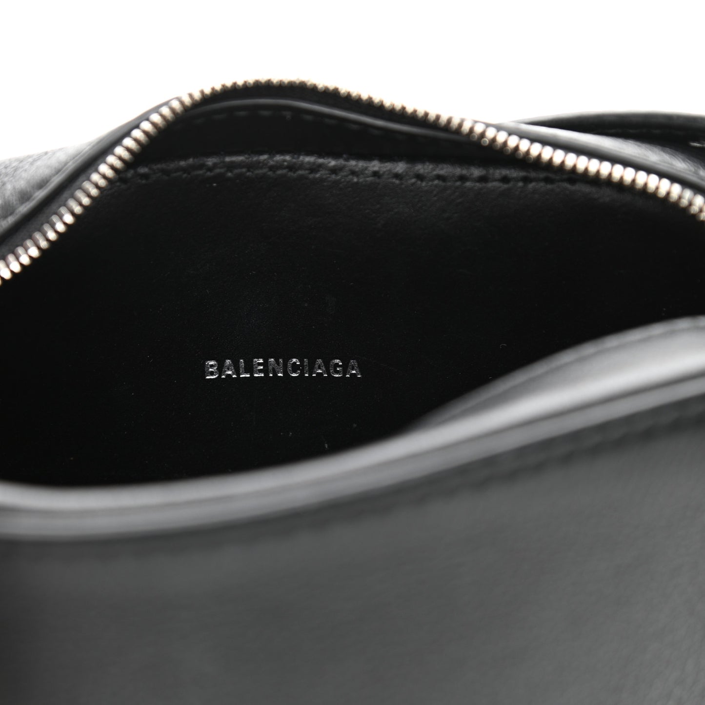 Calfskin Logo XS Everyday Camera Bag Black