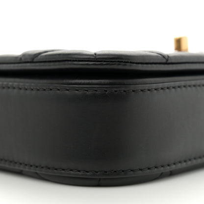 Chanel Calfskin Quilted Mini Nailed CC Flap Bag Black 9 of 11